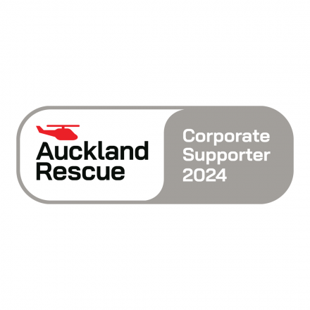 Auckand Rescue Sponsor Badge Corporate Supporter Square